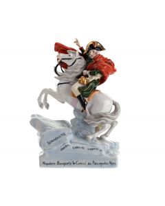 Figurka - Napoleon Bonaparte na wspiętym koniu , 2 poł. XX w. - pic 1