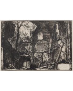 Giovanni Battista Piranesi, Rovine d'antico edifizio nella Villa Barberina presso Castel Gandolfo, XIX w. - pic 1