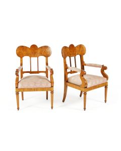 Para foteli w typie biedermeier, XIX w. - pic 1
