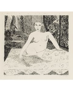 Ewa Kuryluk, "Modelka z narzutką", 1965 - pic 1