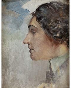 Jacek Malczewski, Profil kobiecy ("Główka"), 1902 - pic 1
