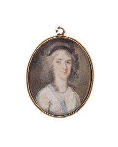 Miniatura - Portret damy, XVIII w. - pic 1