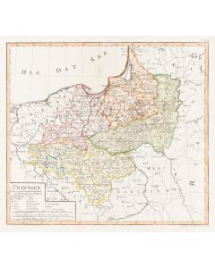 Carl Jattning, Mapa Prus, 1795 - pic 1