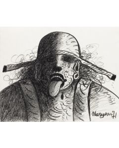 Pinchas Burstein / Maryan, Bez tytułu, 1971 - pic 1