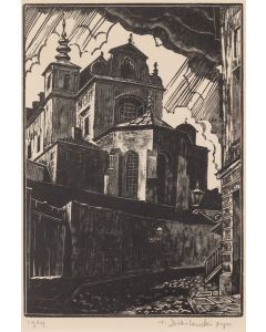 Tadeusz Cieślewski (syn), "Kościół św. Anny w Warszawie", 1929 - pic 1