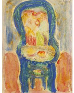 Maurice Blond, Krzesło z paletą ("Chaise à la Palette"), XX w. - pic 1