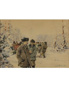 Stanisław Gibiński, Po polowaniu, XX w. - pic 1