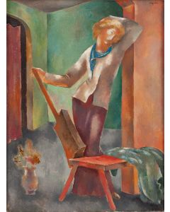 Eugeniusz Zak, Dziewczyna z mandoliną, 1924 - pic 1