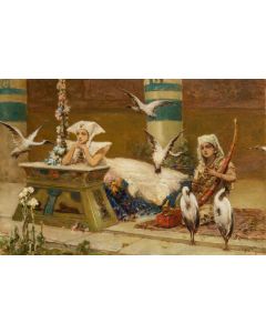 Wilhelm Kotarbiński, "Ibisy" ("Egipcyanka wsłuchana w pieśń niewolnicy"), 1900 - pic 1