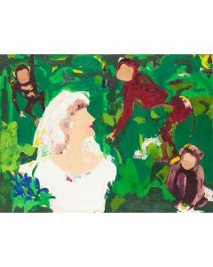 Bettina Bereś, Panna młoda i małpy, 1989 - pic 1