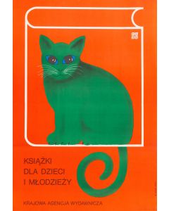 Hubert Hilscher, Plakat "Książki dla dzieci i młodzieży. KAW", 1975 - pic 1