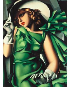 Tamara Łempicka, Kobieta w zielonej sukni, XX/XXI w. - pic 1