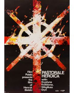 Waldemar Świerzy, Plakat do filmu "Pastorale heroica", reż. Henryk Bielski, 1983 - pic 1