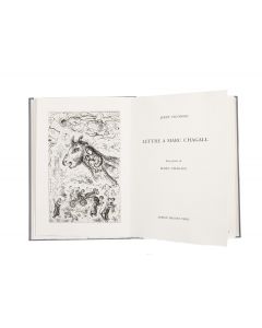 Marc Chagall, Jerzy Ficowski: "Lettre a Marc Chagall" z pięcioma rycinami artysty, 1969 - pic 1