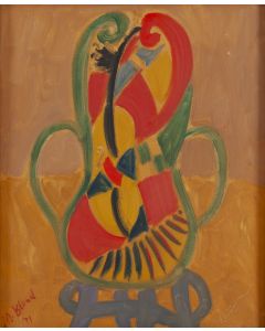 Maurice Blond, Krzesło ze skrzypcami ("Chaise avec Violon"), 1971 - pic 1