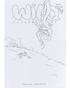 Bartosz Minkiewicz, "Wilq Superbohater. Wielki Przedwieczorny", projekt okładki, 2024 - pic 1