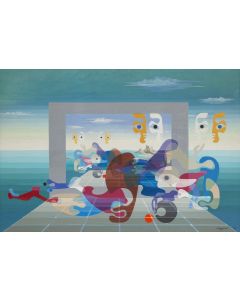 Stefan Krygier, "Po powrocie Odysa" z cyklu "Symultanizm formy", 1988 - pic 1