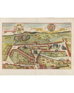 Georg Braun & Franz Hogenberg, Mapa Łowicza, 1617 - pic 1