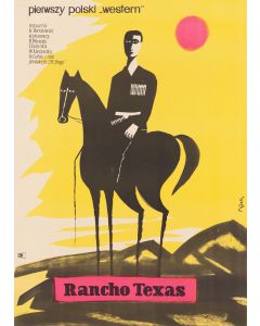 Jerzy Flisak, Plakat do filmu "Rancho Texas", reż. W. Berestowski, 2 poł. XX w. - pic 1