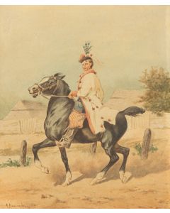 Kajetan Kosiński, Krakowiak na koniu, XIX/XX w. - pic 1