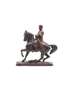 Figura króla Jan III Sobieskiego na koniu, 1 poł. XX w. - pic 1