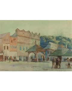 Władysław Skoczylas, Rynek w Kazimierzu Dolnym, 1920-1930 - pic 1