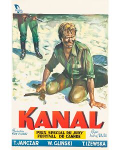 Autor nieznany, "Kanal", plakat, 1957 - pic 1