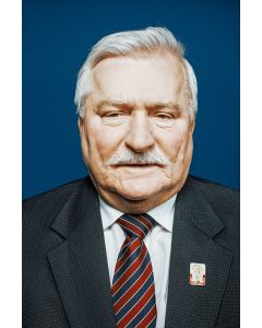 Michał Szlaga, Lech Wałęsa z cyklu "Bohaterowie Solidarności", 2012 - pic 1