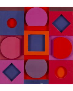 Victor Vasarely, "Granat" negatyw, 1967 - pic 1