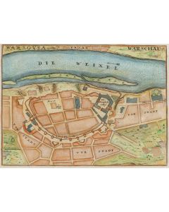 Gabriel Bodenehr, Warszawa. Plan miasta, 1740 - pic 1