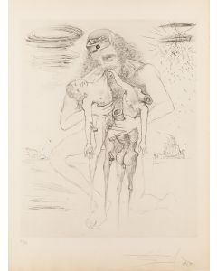 Salvador Dalí, "Saturn" z cyklu "Mitologia", 1965 - pic 1