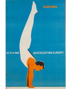 Autor nieznany, "Mistrzowstwa Europy", plakat, 1969 - pic 1