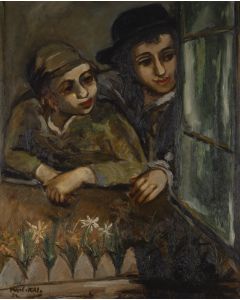 Emmanuel Katz, Dwóch uczniów przy oknie, 1932 - pic 1