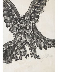 Roman Opałka, Ilustracja do Gilgamesza, 1966 - pic 1