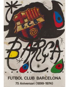 Joan Miro, "Futbol Club Barcelona", lata 70. XX w. - pic 1