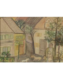 Maria Rubczak / Guy Bertin, "Domki w Ustce", 1949 - pic 1