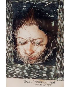 Teresa Tyszkiewicz, "Visage épingle" ("Autoportret oszpilkowany"), 1997 - pic 1