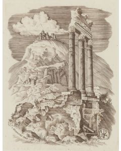Leon Kosmulski, Ruiny, 1944 - pic 1