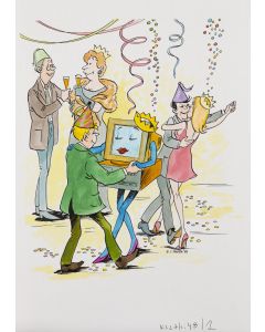 Szarlota Pawel, Projekt ilustracji do czasopisma "Komputer Świat", 1999 - pic 1