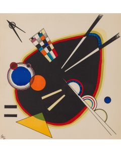 Wassily Kandinsky, "Tache noire", 1953 - pic 1