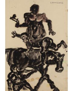 Eugeniusz Markowski, Woltyżerka z pistoletem, 2 poł. XX w. - pic 1