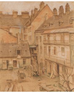 Wilhelm Wachtel, Pejzaż miejski, 1928 - pic 1