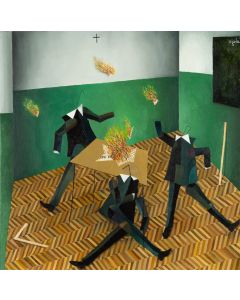 Mateusz Szczypiński, "Palenie książek" z cyklu "ABC", 2016 - pic 1