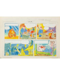 Janusz Christa, "Kajko i Kokosz. Wielki Turniej", plansza komiksowa nr 6B, 1975 - pic 1