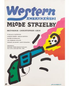 Jan Młodożeniec, Plakat do filmu "Młode strzelby", reż. Christopher Cain, 1989 - pic 1