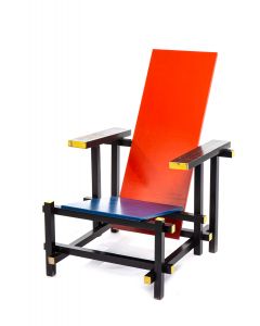"Czerwono-niebieskie krzesło" ("Red and Blue Chair"), Gerrit Rietveld, 2 poł. XX w. - pic 1
