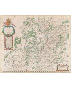 Willem Janszoon Blaeu, Głogów ("Dvcatvs Silesiae Glogani Vera Delineatio Secunda cura ac labore confecta"), 1640 - pic 1