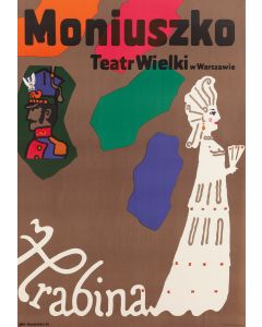 Jan Młodożeniec, Plakat teatralny: Stanisław Moniuszko "Hrabina" Teatr Wielki w Warszawie, 1982 - pic 1