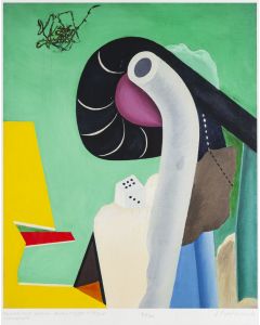 Stanisław Fijałkowski, "Reprodukcja obrazu Kompozycja z 1958 r.", 2016, 2016 - pic 1