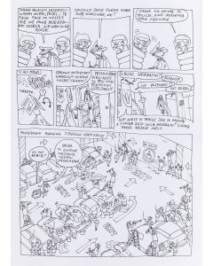 Bartosz Minkiewicz, "Wilq Superbohater. Podaj Macieju", plansza komiksowa, 2011 - pic 1